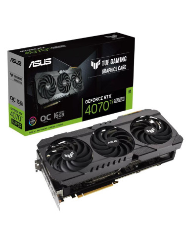 Graphics Card|ASUS|NVIDIA GeForce RTX 4070 Ti SUPER|16 GB|GDDR6X|256 bit|PCIE 4.0 16x|Triple slot Fansink|2xHDMI|3xDisplayPort|R