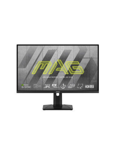 LCD Monitor|MSI|MAG 274UPF|27"|4K|Panel IPS|3840x2160|16:9|144Hz|Matte|1 ms|Swivel|Pivot|Height adjustable|Tilt|Colour Black|MAG