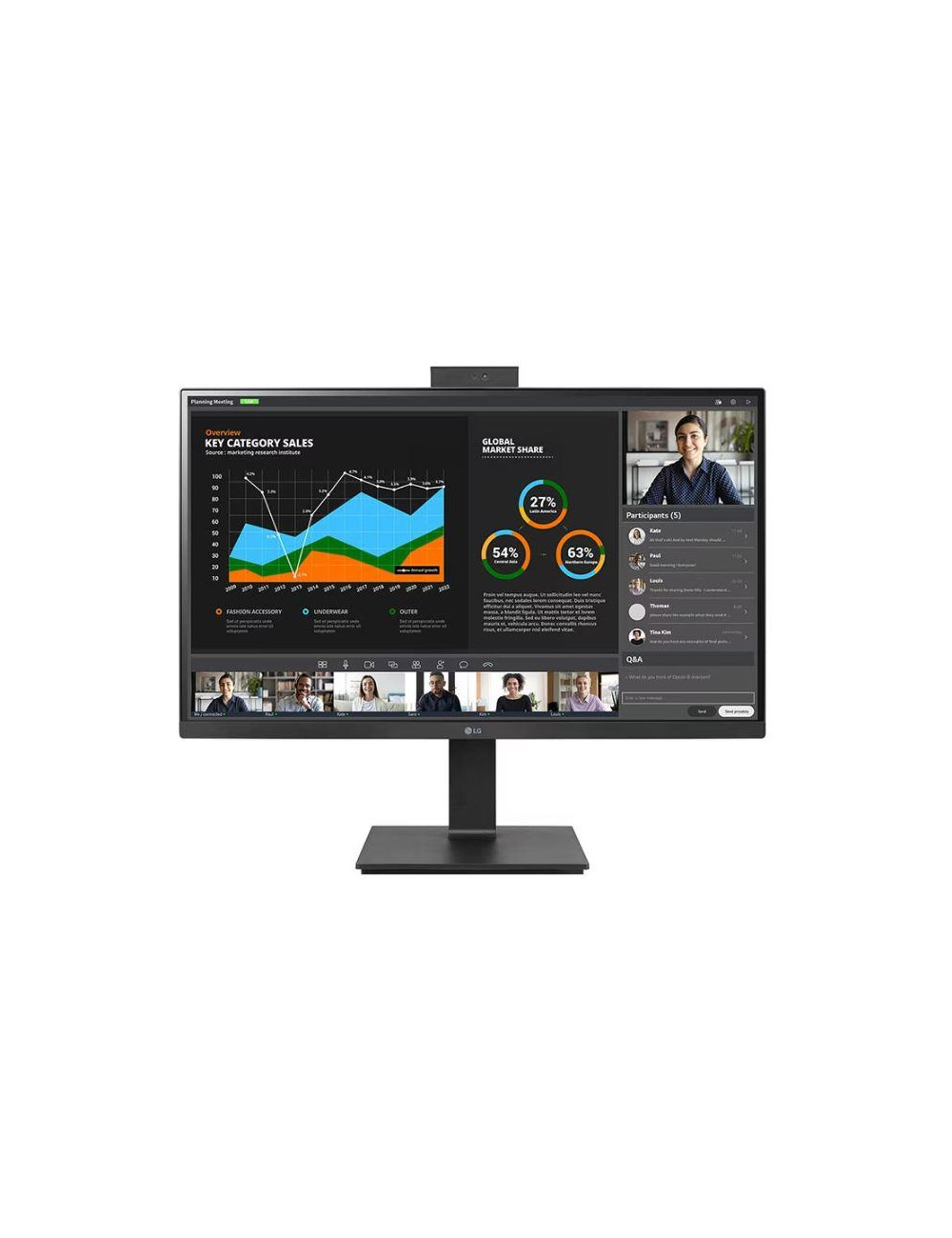 LCD Monitor|LG|27"|Panel IPS|2560x1440|16:9|5 ms|Speakers|Swivel|Pivot|Height adjustable|Tilt|Colour Black|27BQ75QC-B