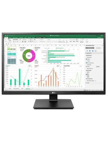 LCD Monitor|LG|27"|4K|Panel IPS|3840x2160|16:9|75Hz|Matte|5 ms|Speakers|Pivot|Height adjustable|Tilt|Colour Black|27BN55UP-B