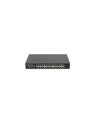 LANBERG switch PoE+ 24x 1GB 2x SFP 360W