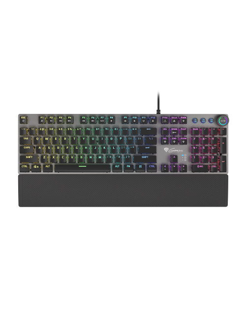 Genesis | THOR 400 RGB | Black/Slate | Gaming keyboard | Wired | RGB LED light | US | 1.6 m