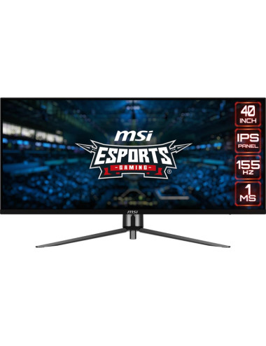 LCD Monitor|MSI|MAG401QR|40"|Gaming/21 : 9|Panel IPS|3440x1440|21:9|155Hz|Matte|1 ms|Tilt|Colour Black|MAG401QR