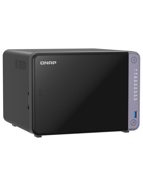 QNAP Cost-effective 6-bay 10GbE NAS | TS-632X-4G | Alpine | AL524 | Processor frequency 2 GHz | 4 GB | DDR4 SODIMM | 120W adapte