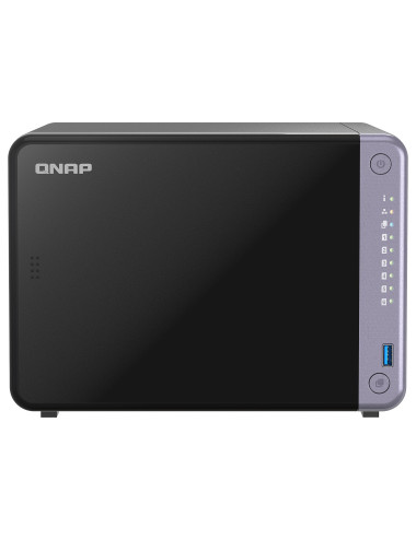 QNAP Cost-effective 6-bay 10GbE NAS | TS-632X-4G | Alpine | AL524 | Processor frequency 2 GHz | 4 GB | DDR4 SODIMM | 120W adapte