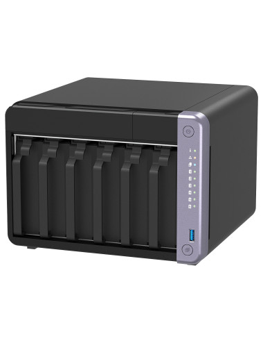 QNAP Cost-effective 6-bay 10GbE NAS | TS-632X-4G | Alpine | AL524 | Processor frequency 2 GHz | 4 GB | DDR4 SODIMM | 120W adapte