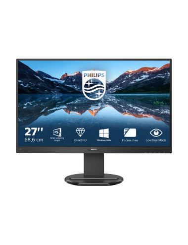 Philips USB-C Monitor 276B9/00 27 " QHD IPS 16:9 Black 4 ms 350 cd/m HDMI ports quantity 1 75 Hz