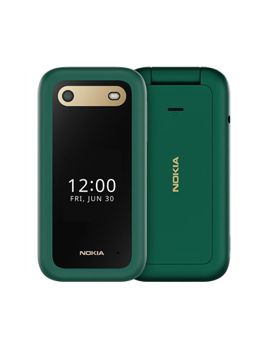 Nokia | 2660 Flip 4G | Green | 2.8 " | TFT LCD | 48 MB | 128 MB | Dual SIM | Nano-SIM | 3G | Bluetooth | 4.2 | USB version micro