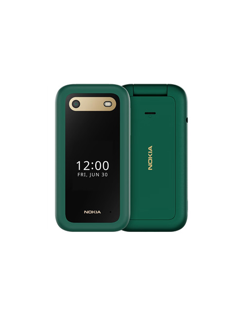 Nokia | 2660 Flip 4G | Green | 2.8 " | TFT LCD | 48 MB | 128 MB | Dual SIM | Nano-SIM | 3G | Bluetooth | 4.2 | USB version micro