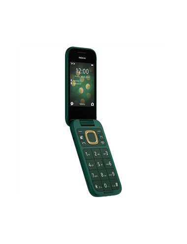 Nokia | 2660 Flip 4G | Green | 2.8 " | TFT LCD | 48 MB | 128 MB | Dual SIM | Nano-SIM | 3G | Bluetooth | 4.2 | USB version micro