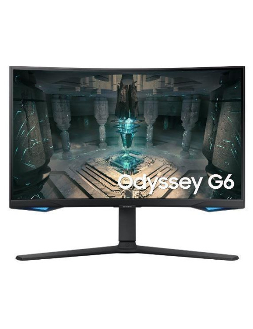 LCD Monitor|SAMSUNG|Odyssey G6|32"|Gaming/Smart/Curved|Panel VA|2560x1440|16:9|240Hz|1 ms|Speakers|Swivel|Pivot|Height adjustabl