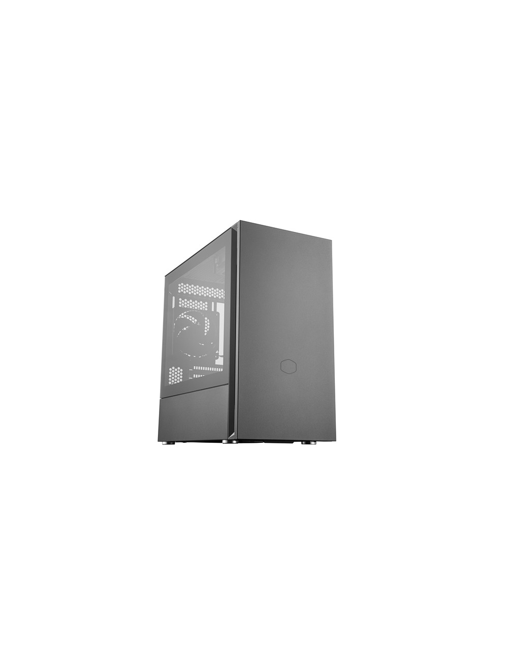 Cooler Master Silencio S400 with Steel side panel Black Mini ITX, Micro ATX Power supply included No