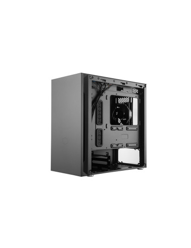 Cooler Master Silencio S400 with Steel side panel Black Mini ITX, Micro ATX Power supply included No