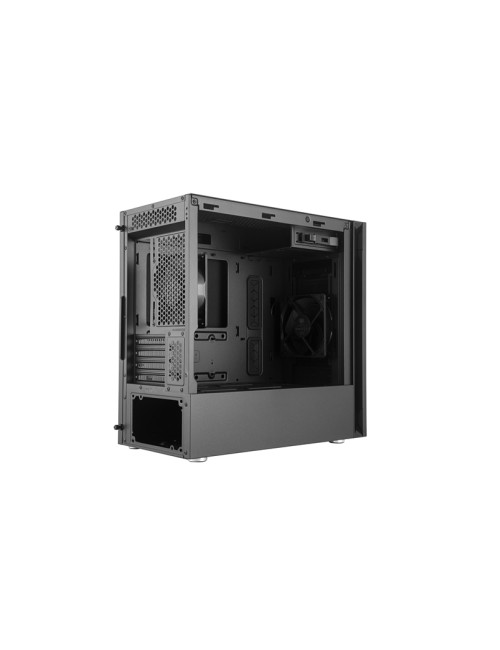 Cooler Master Silencio S400 with Steel side panel Black Mini ITX, Micro ATX Power supply included No