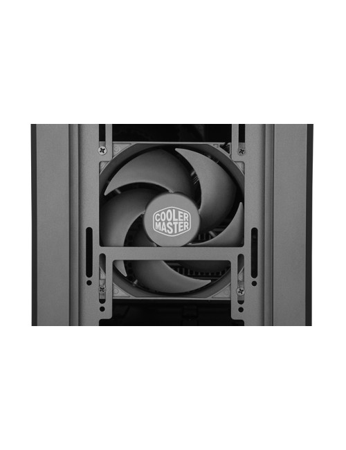 Cooler Master Silencio S400 with Steel side panel Black Mini ITX, Micro ATX Power supply included No