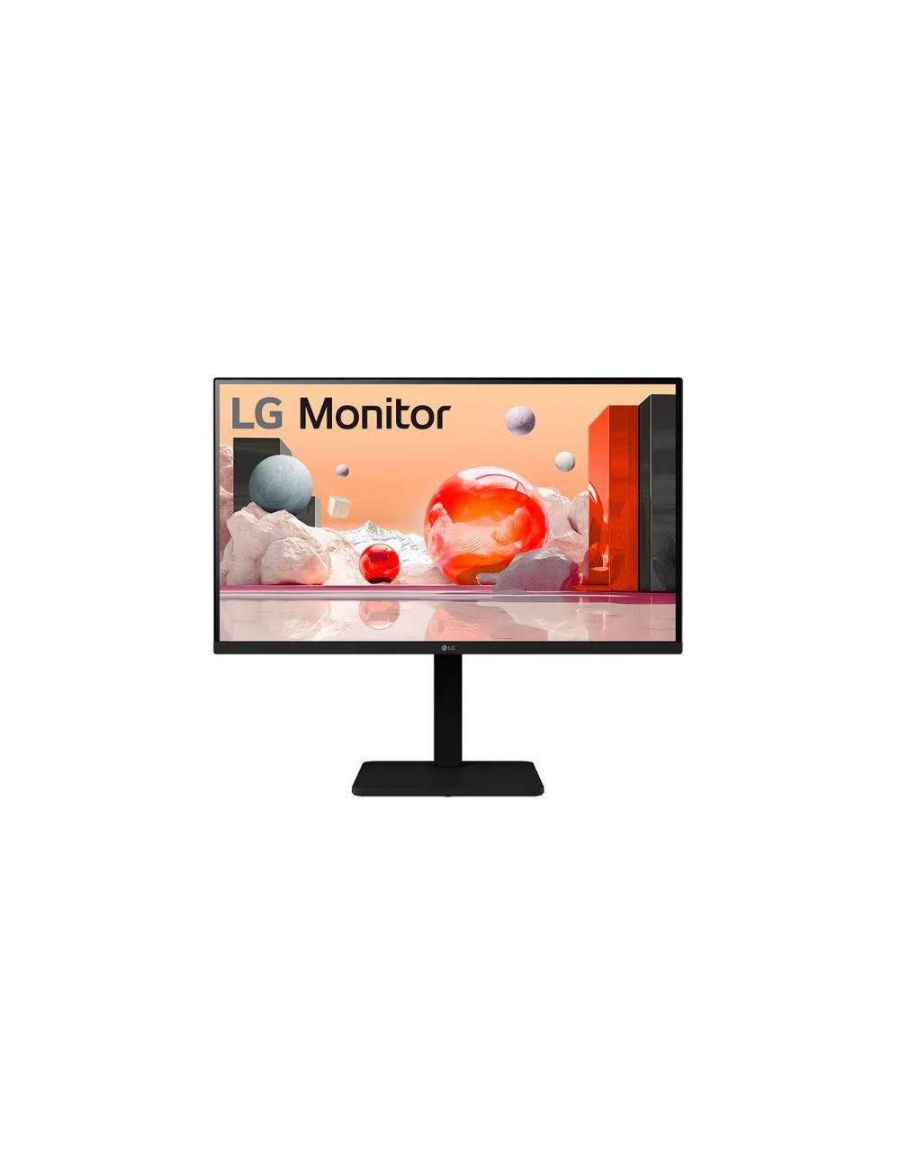 LCD Monitor|LG|27"|Panel IPS|1920x1080|16:9|100Hz|Matte|Speakers|Swivel|Pivot|Height adjustable|Tilt|Colour Black|27BA550-B