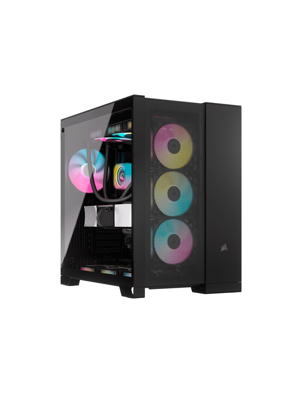 Corsair 66500D AIRFLOW Mid-Tower Dual Chamber PC Case, Black