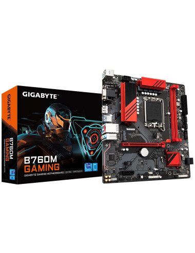 Mainboard|GIGABYTE|Intel B760 Express|LGA1700|Micro-ATX|Memory DDR5|Memory slots 2|1xPCI-Express 3.0 1x|1xPCI-Express 4.0 16x|2x