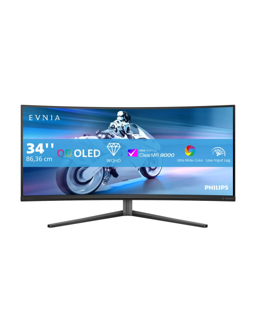 PHILIPS 34M2C6500/00 QD OLED Gaming Monitor 34" 3440x1440/21:9/0.03ms/HDMI DisplayPort USB Headphone Out