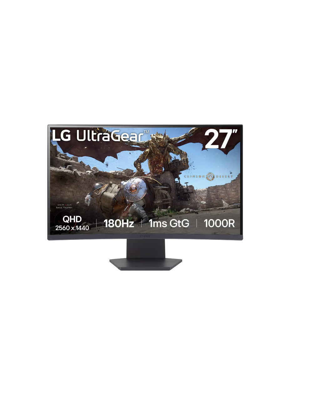 LG 27GS60QC-B | 27 " | VA | QHD | 16:9 | 180 Hz | 1 ms | 2560 x 1440 pixels | 300 cd/m | HDMI ports quantity 2