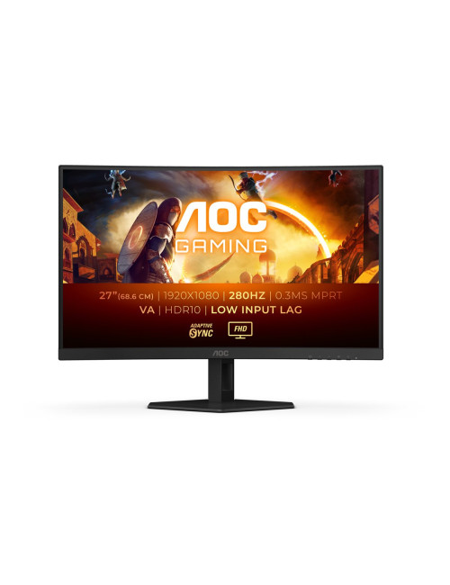 AOC C27G4ZXE | 27 " | VA | FHD | 16:9 | 280 Hz | 0.3 ms | 1920 x 1080 pixels | 300 cd/m | HDMI ports quantity 2 | Warranty 36 mo