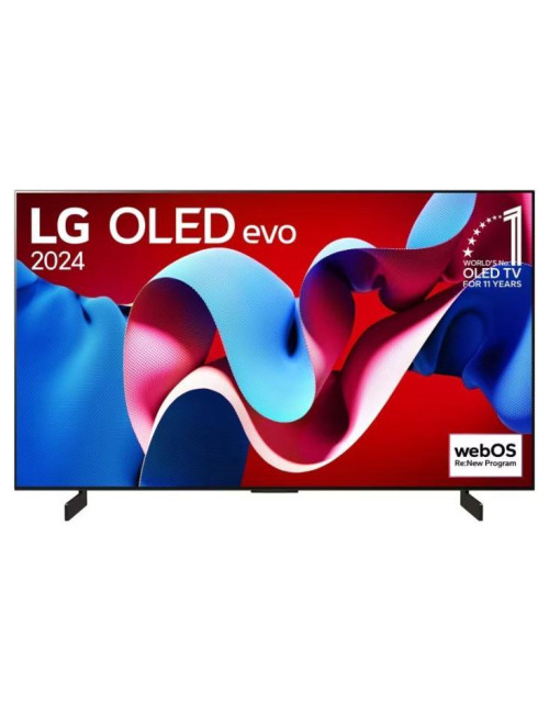 TV Set|LG|42"|OLED/4K/Smart|3840x2160|Wireless LAN|Bluetooth|webOS|Black|OLED42C41LA