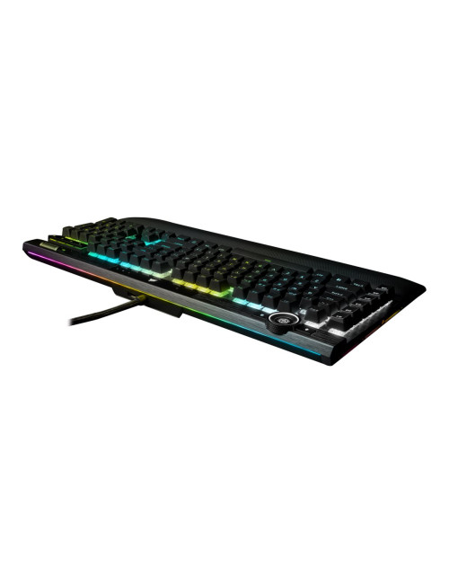 Keyboard | K100 RGB | Mechanical Gaming Keyboard | Wired | Nordic | Black | USB Type-A | CORSAIR OPX Optical-Mechanical