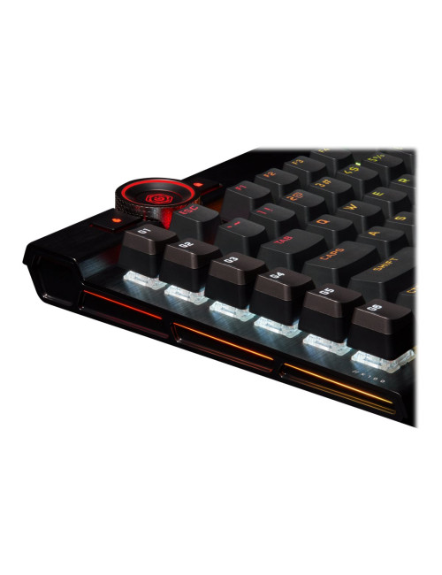 Keyboard | K100 RGB | Mechanical Gaming Keyboard | Wired | Nordic | Black | USB Type-A | CORSAIR OPX Optical-Mechanical