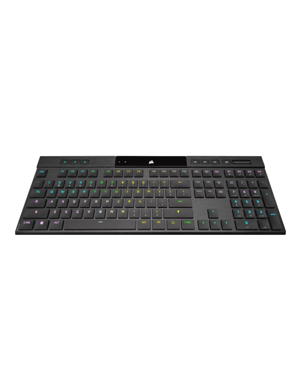 Keyboard | K100 AIR | Mechanical Gaming Keyboard | Wireless/Wired | Nordic | Bluetooth | Black | USB Type-A | CHERRY MX Ultra LP