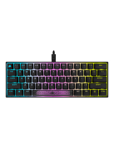 Keyboard | K65 MINI | Mechanical Gaming Keyboard | Wired | Nordic | Black | USB Type-A | CHERRY MX Red