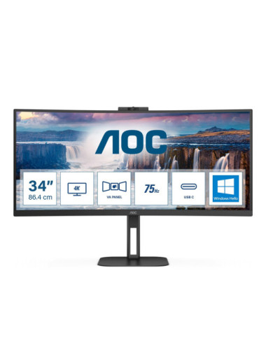 AOC V5 CU34V5CW/BK LED...