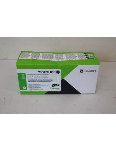 SALE OUT. Lexmark 50F2U0E Cartridge, Black/ , DAMAGED PACKAGING | Lexmark 50F2U0E | 502UE Ultra High Yield Corporate Cartridge (