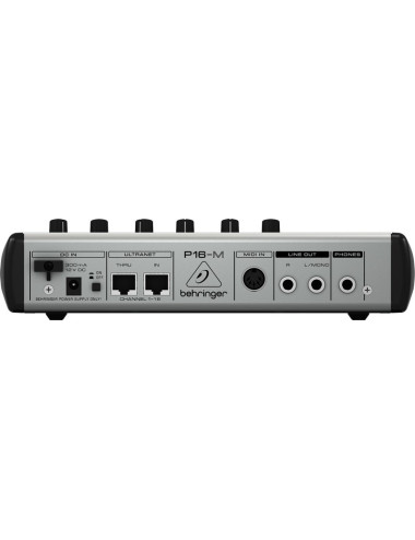 Behringer P16-M audio mixer...