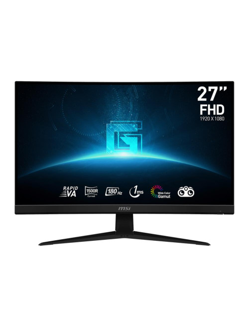 LCD Monitor|MSI|27"|Curved|Panel VA|1920x1080|16:9|180Hz|Matte|1 ms|Tilt|Colour Black|G27C4E3