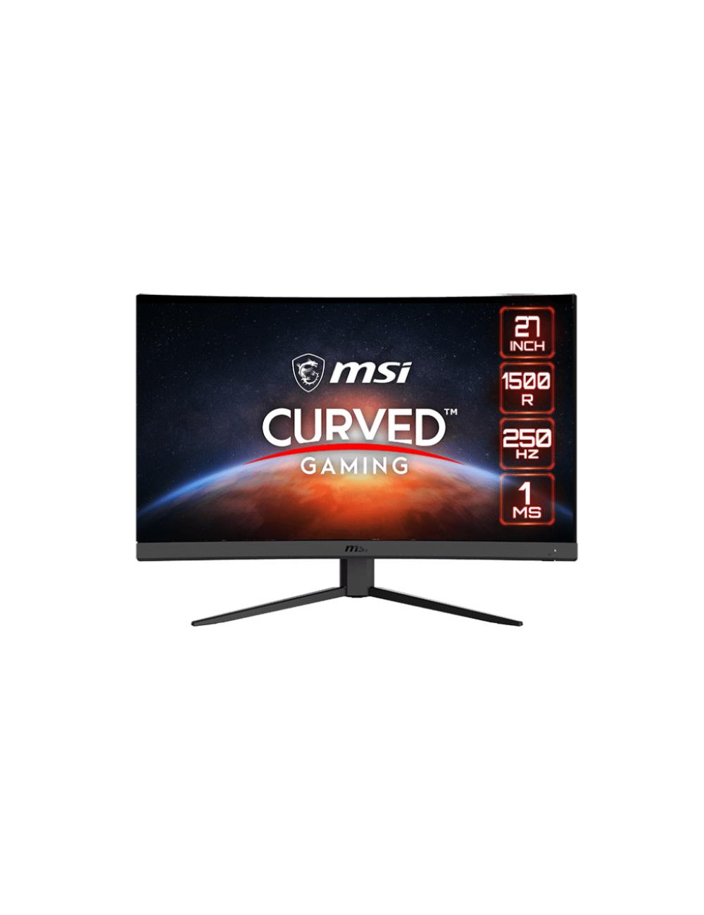 LCD Monitor|MSI|G27C4X|27"|Gaming/Curved|Panel VA|1920x1080|16:9|250 Hz|Matte|1 ms|Tilt|Colour Black|G27C4X