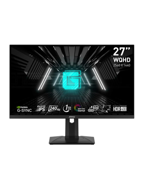 LCD Monitor|MSI|G274QPX|27"|Gaming|Panel IPS|2560x1440|16:9|240Hz|Matte|1 ms|Swivel|Pivot|Height adjustable|Tilt|Colour Black|G2