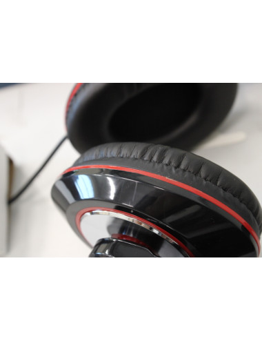 SALE OUT. Gembird MHS-U-001 USB headphones, glossy black | Gembird MHS-U-001 USB headphones | Built-in microphone | USB Type-A |