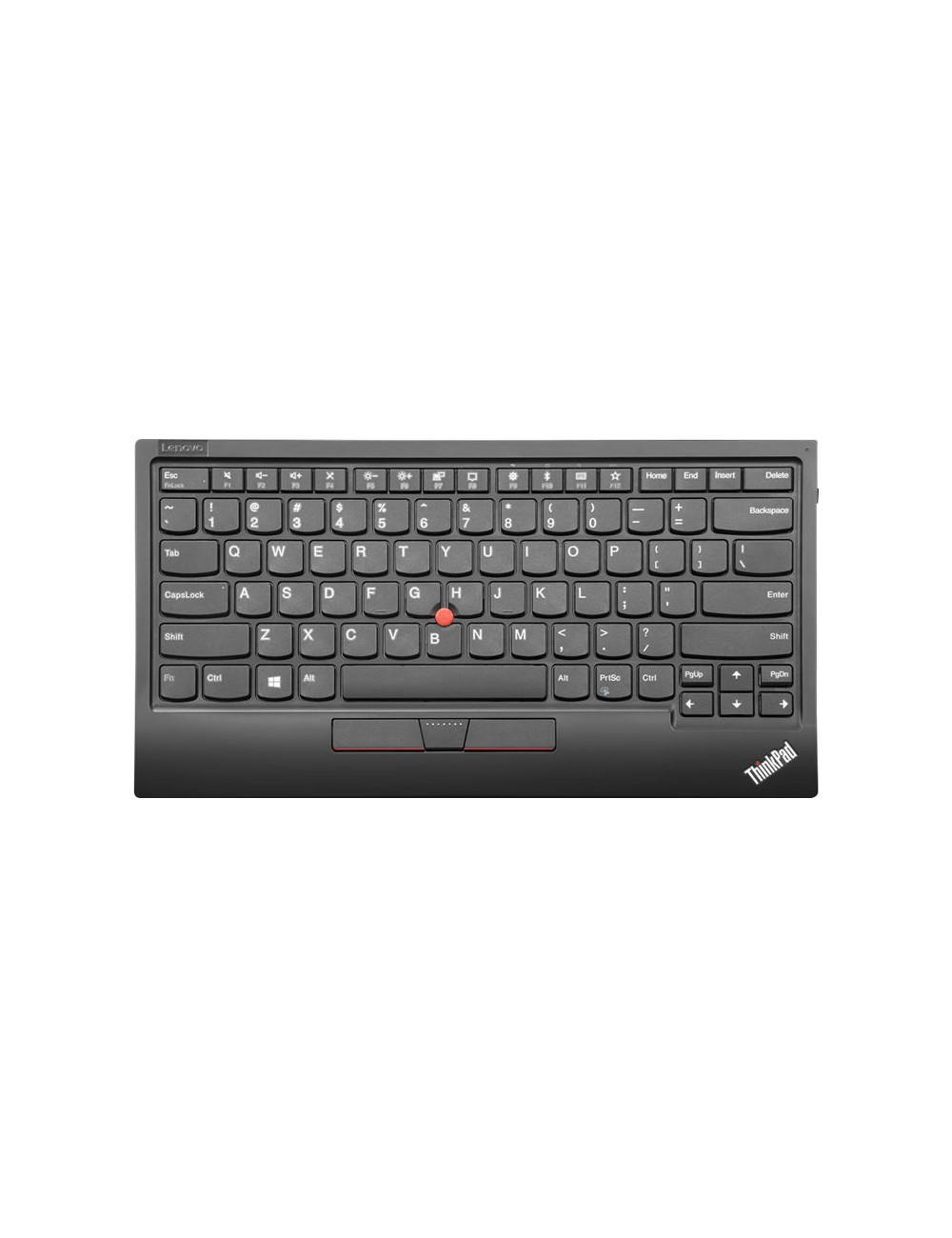 Lenovo ThinkPad TrackPoint Keyboard II | 4Y40X49493 | Keyboard | 2.4 GHz, Bluetooth | EN | Pure Black | Scissor switch | Wireles