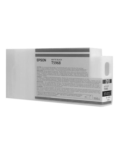 Epson Singlepack Matte Black T59680N UltraChrome HDR 350 ml | Epson Epson | T5968 | Epson T5968 - matte black - original - ink c