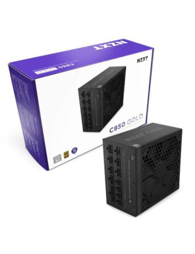 Power Supply|NZXT|850 Watts|Efficiency 80 PLUS GOLD|MTBF 100000 hours|PA-8G2BB-EU