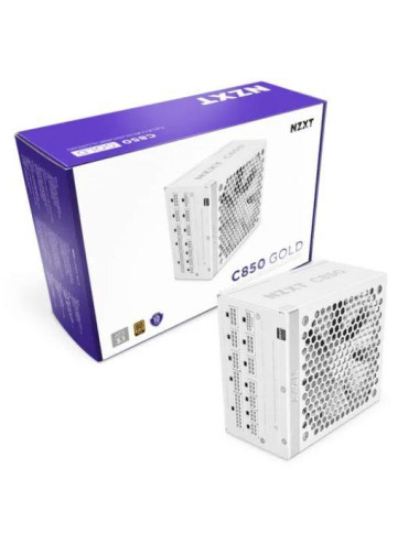 Power Supply|NZXT|850 Watts|Efficiency 80 PLUS GOLD|MTBF 100000 hours|PA-8G2BW-EU