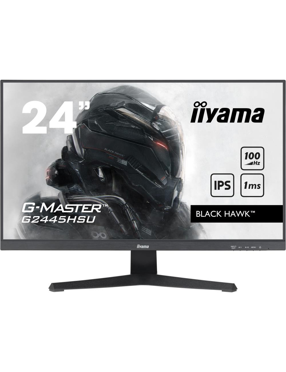 LCD Monitor|IIYAMA|G2445HSU-B1|24"|Panel IPS|1920x1080|16:9|100Hz|Matte|1 ms|Speakers|Tilt|Colour Black|G2445HSU-B1