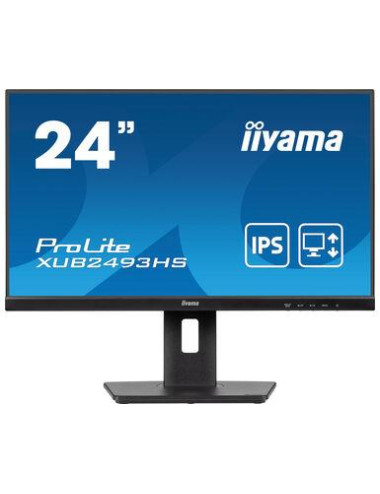 LCD Monitor|IIYAMA|23.8"|Business|Panel IPS|1920x1080|16:9|100Hz|Matte|0.5 ms|Speakers|Swivel|Pivot|Height adjustable|Tilt|Colou