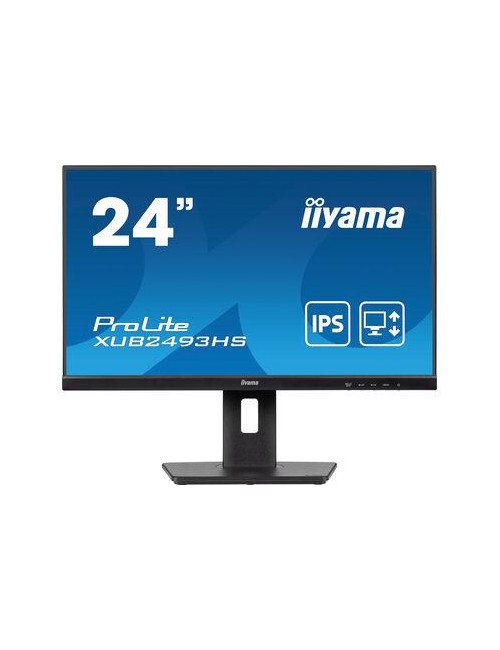 LCD Monitor|IIYAMA|23.8"|Business|Panel IPS|1920x1080|16:9|100Hz|Matte|0.5 ms|Speakers|Swivel|Pivot|Height adjustable|Tilt|Colou