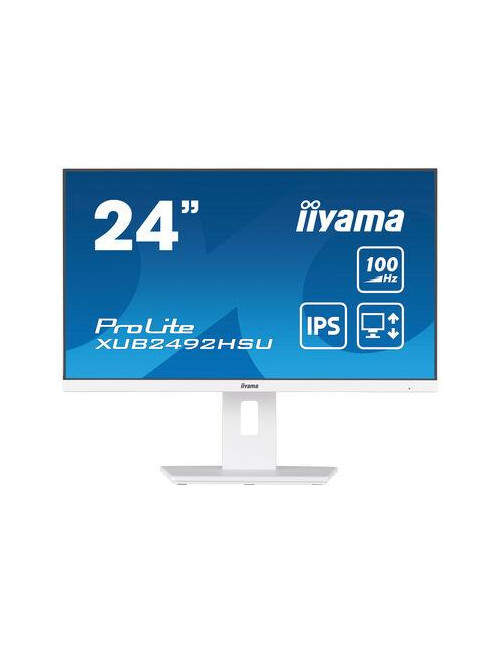 LCD Monitor|IIYAMA|23.8"|Business|Panel IPS|1920x1080|16:9|100Hz|Matte|0.4 ms|Speakers|Swivel|Pivot|Height adjustable|Tilt|XUB24