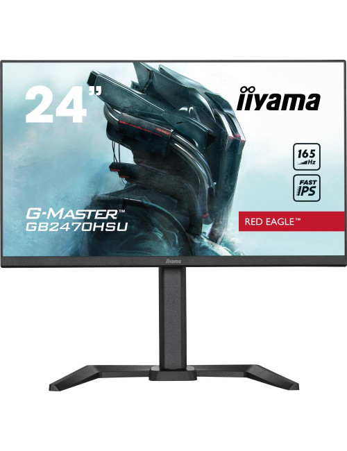 LCD Monitor|IIYAMA|GB2470HSU-B5|24"|Panel IPS|1920x1080|16:9|165Hz|Matte|0.8 ms|Speakers|Pivot|Height adjustable|Tilt|Colour Bla