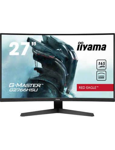 LCD Monitor|IIYAMA|G2766HSU-B1|27"|Gaming/Curved|Panel VA|1920x1080|16:9|165Hz|Matte|1 ms|Speakers|G2766HSU-B1