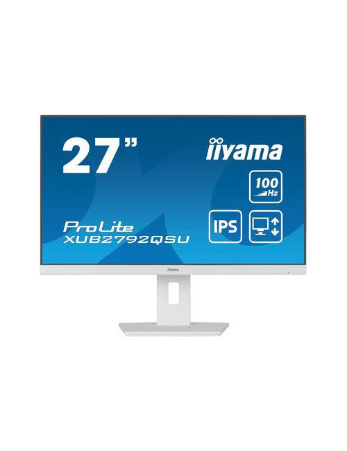 LCD Monitor|IIYAMA|27"|Business|Panel IPS|2560x1440|16:9|100Hz|Matte|0.4 ms|Speakers|Swivel|Pivot|Height adjustable|Tilt|Colour 