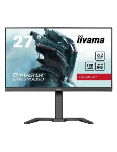 LCD Monitor|IIYAMA|27"|Gaming|Panel IPS|2560x1440|16:9|180Hz|Matte|0.2 ms|Speakers|Swivel|Pivot|Height adjustable|Tilt|Colour Bl