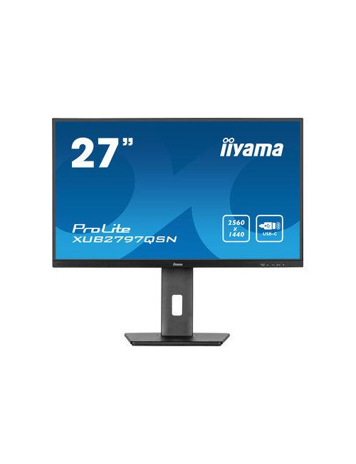 LCD Monitor|IIYAMA|27"|Business|Panel IPS|2560x1440|16:9|100Hz|Matte|1 ms|Speakers|Swivel|Pivot|Height adjustable|Tilt|Colour Bl